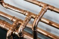 Copper pipes and fittings for carrying