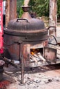 Copper potstills for the manufacture of brandy alc