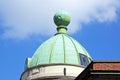 Copper roof dome, Derby.
