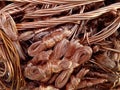 Copper scrap, millberry Royalty Free Stock Photo