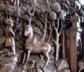 Copper Sculpture At Bunratty Castle Ireland Royalty Free Stock Photo