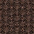 Copper seamless texture with pattern