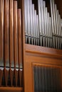 Copper and silver organ pipes