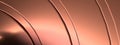 Copper Simple Grooved Circular Metallic Elegant Modern 3D Rendering Image Background