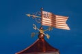 Copper Stars and Stripes Weathervane