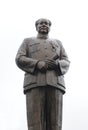 Copper statue of chairman Mao Zedong on October 1,
