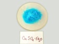 Copper sulphate Royalty Free Stock Photo