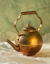 Copper teapot Royalty Free Stock Photo