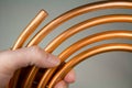 Copper Tubing Royalty Free Stock Photo