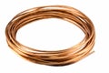 Copper Tubing isolate Royalty Free Stock Photo