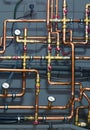 Copper valves and pipes