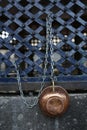 Copper waret cup in Ulucami (Grand) mosque, Diyarbakir, Turkey