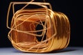 Copper winding of the single-phase transformer