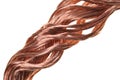 Copper wire industry development Royalty Free Stock Photo