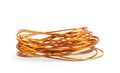 Copper wire isolated on white background Royalty Free Stock Photo