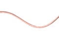 Copper wire line Royalty Free Stock Photo