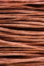 Copper wire non-ferrous metals, product metalworking industry Royalty Free Stock Photo