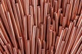 Copper wire raw materials and metals industry Royalty Free Stock Photo