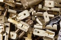 Coppered connectors Royalty Free Stock Photo