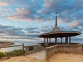 The Coppins Lookout gazebo at dusk. Sorrento back beach, Morning