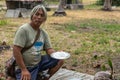 The copra or white meat of harvested coconut on Ko Samui Island, Thailand