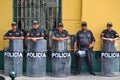 Cops in lima, peru. five guys