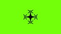 Copter drone icon animation