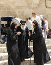 Coptic Bishop visits the Holy Sepulcher in Jerusalem