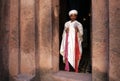 Lalibela ancient rock-cut monolithic churches landmark heritage site in ethiopia