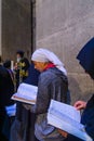 Coptic pray, on Orthodox Good Friday, Holy Sepulchre church