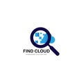 Find cloud logo template ,