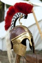 Copy of ancient helmet of Roman legionnaire