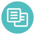 Copy, documents Bold Vector Icon which can be easily edited or modified