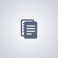 Copy, duplicate, vector best flat icon
