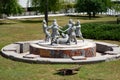 Copy of the fountain Children`s Round Dance Barmaley in Volgograd, Russia