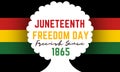 Juneteenth, African-American Independence Day, June 19th