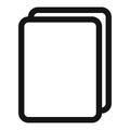 Document Duplicate Copy Icon Perfect for File Management