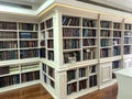 Copy of the Library in the house of the Lubavitcher Rebbe in Kfar Chabad Royalty Free Stock Photo