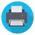 Copy machine, facsimile Color Vector icon which can easily modify or edit Royalty Free Stock Photo