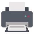 Copy machine, facsimile Color Vector icon which can easily modify or edit