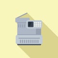 Copy machine icon flat vector. Digital print Royalty Free Stock Photo