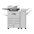 Copy machine vector illustration.