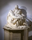 A copy of Michaelangelo`s Pieta by Leone Leoni in the The Pinacota Ambrosiana in Milan, Italy