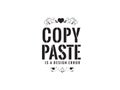 Copy paste is a design error Royalty Free Stock Photo