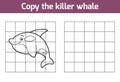 Copy the picture (killer whale)