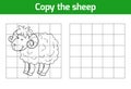 Copy the picture: sheep