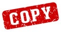 copy rectangular sign. copy stamp Royalty Free Stock Photo