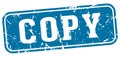 copy rectangular sign. copy stamp Royalty Free Stock Photo