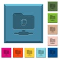Copy remote file on FTP engraved icons on edged square buttons