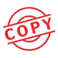 Copy rubber stamp